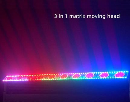 10x40W RGBWA 3in1 matrix Moving bar(beam, strobe, light strip)
